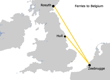 Ferries to Belgium